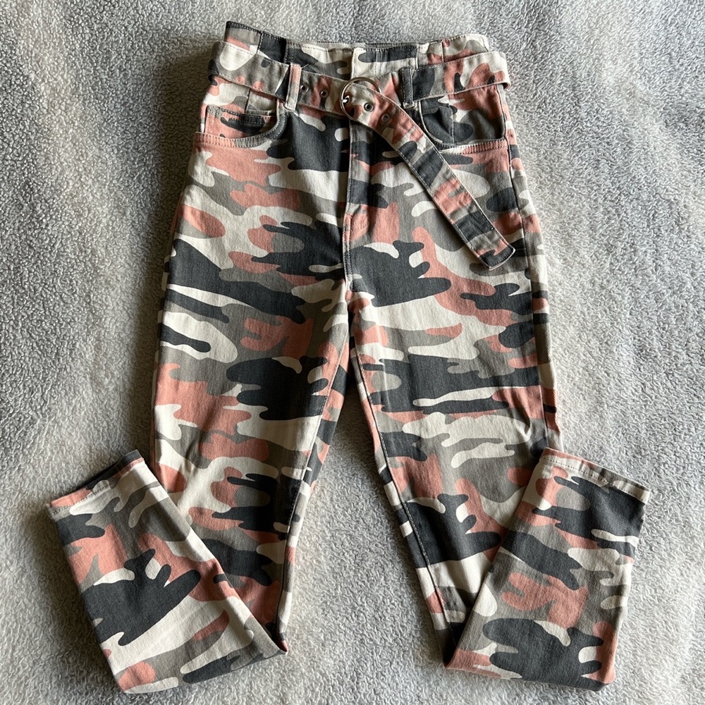 Bershka Camo Pants